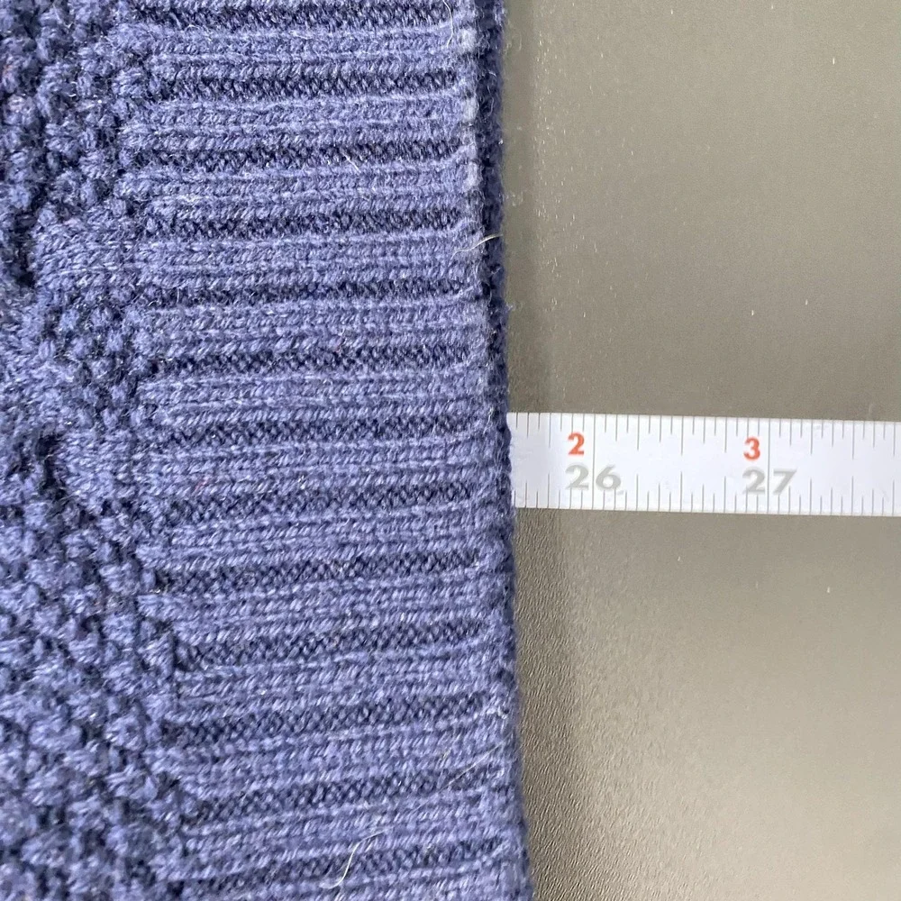 Janie And‎ Jack Cardigan Sweater Boys 18 Blue Cable Knit Shawl Collar Pockets